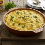 Final presentation of Lipton onion soup potatoes, a comforting and easy side dish, beautifully garnished and ready to enjoy.