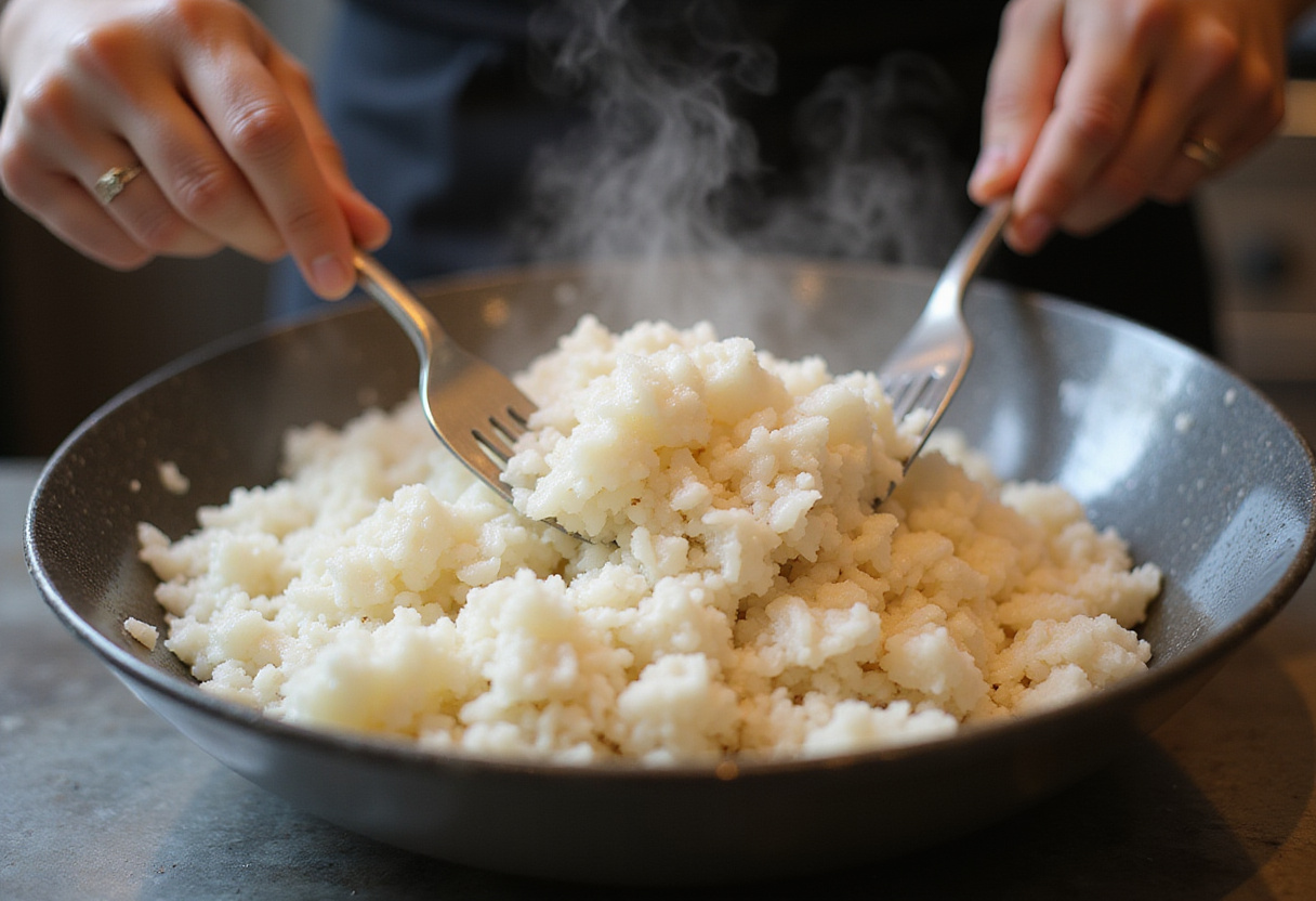 Adding fresh toppings to the Street Corn Chicken Rice Bowl for enhanced flavor and presentation.
