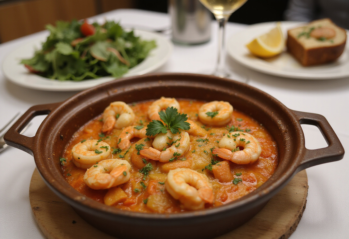 Deliciously golden Best Shrimp Casserole ready to be served, highlighting its mouthwatering layers and inviting presentation.