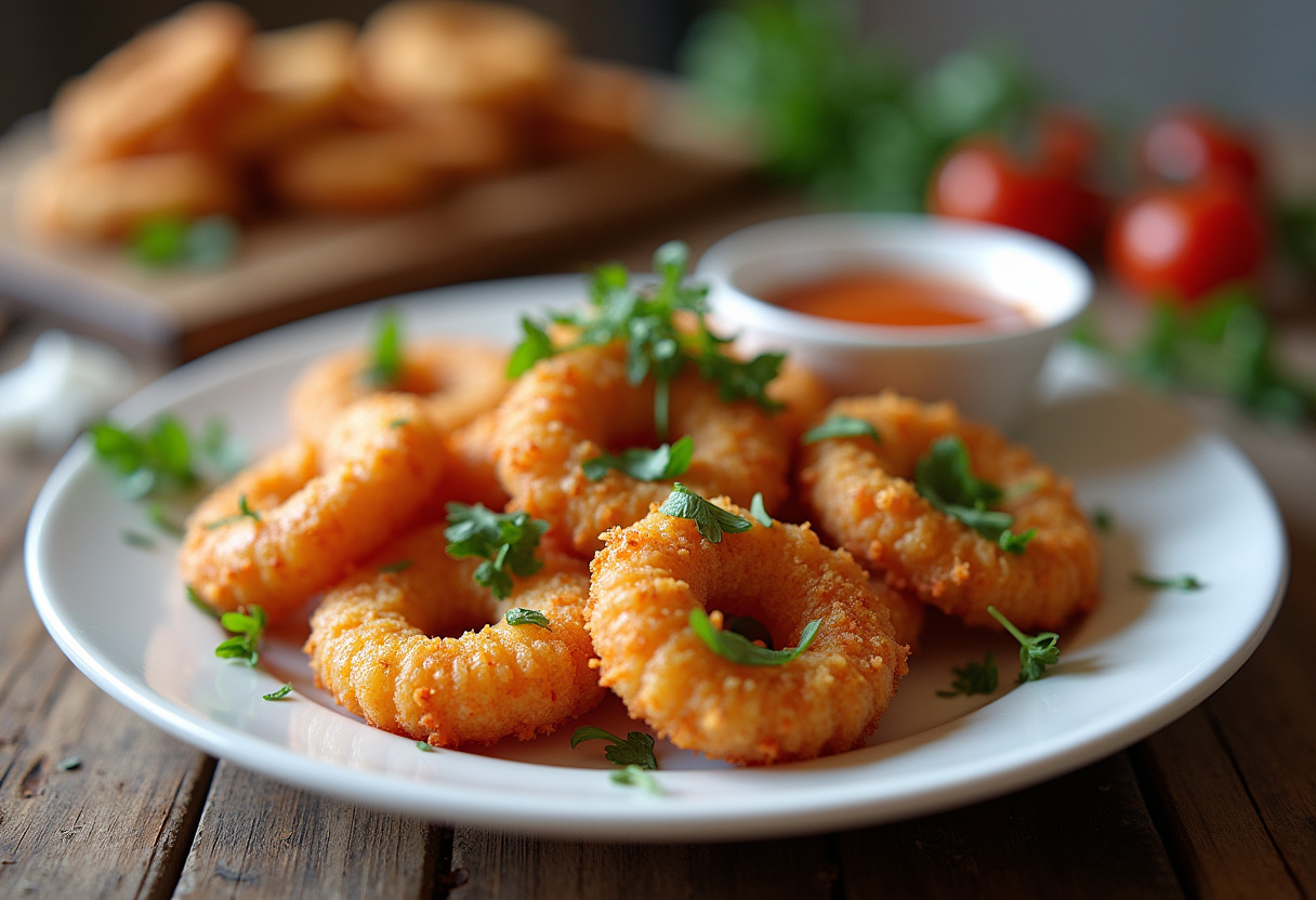 Plated crab crunchies garnished and ready to serve, showcasing a flavorful seafood appetizer ideal for gatherings.