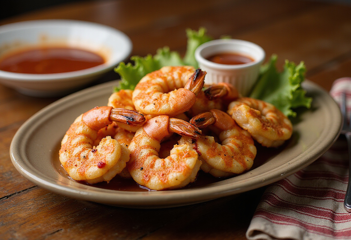 Final presentation of Texas Roadhouse Grilled Shrimp, highlighting the vibrant and appetizing appearance perfect for any occasion.