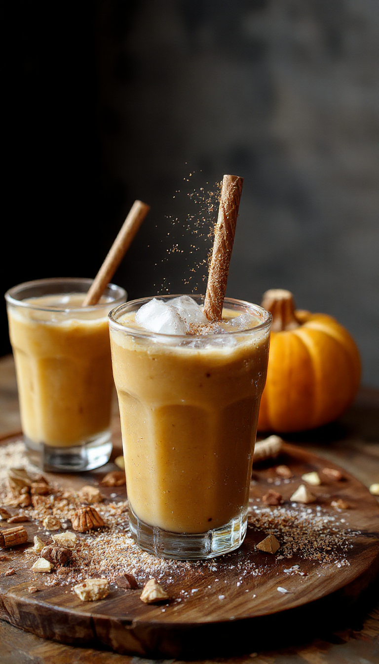 Pumpkin Chai Iced Latte – Savory Splash