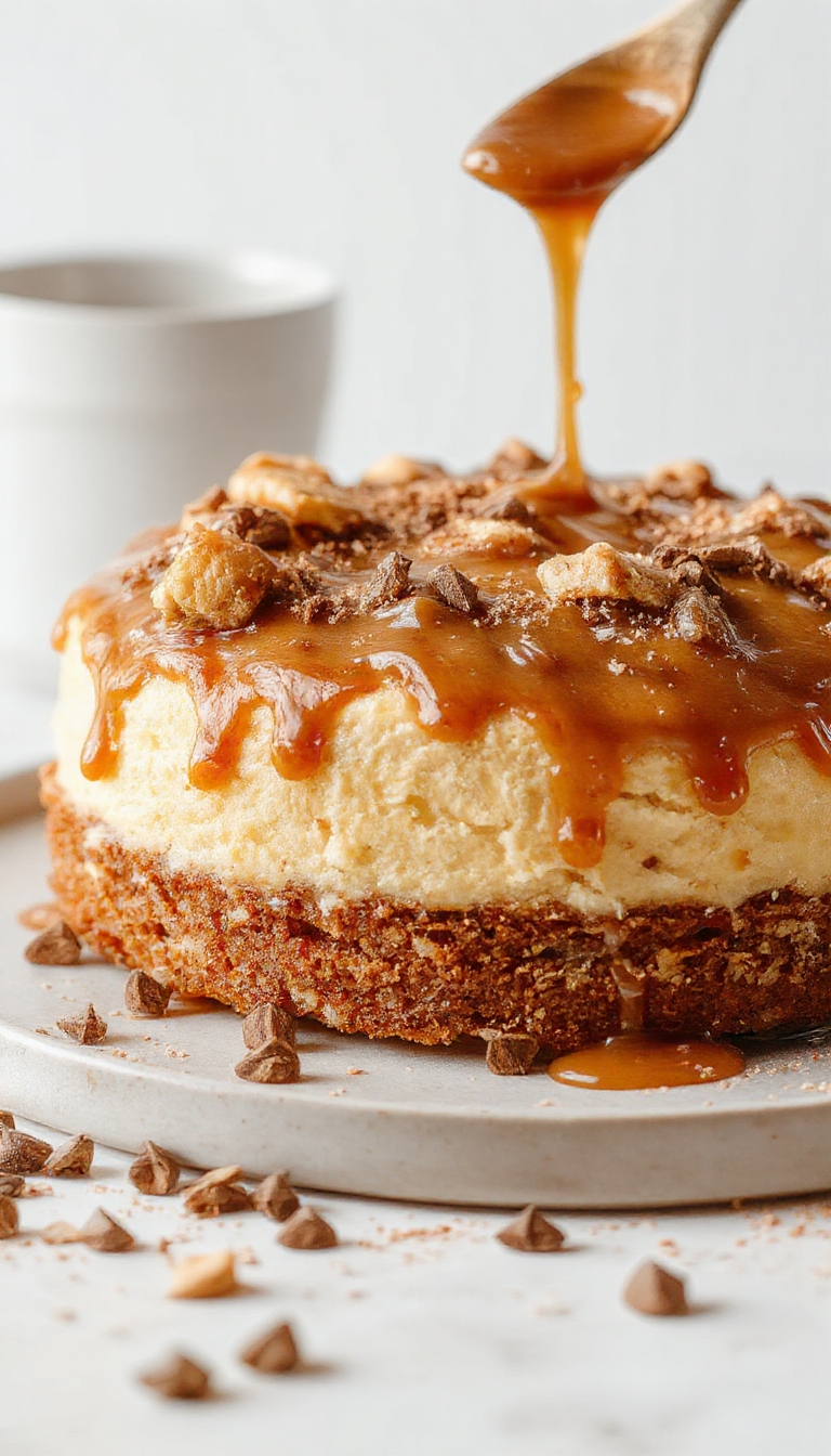 gooey coffee caramel cake