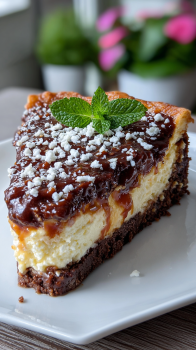Caramel Brownie Cheesecake