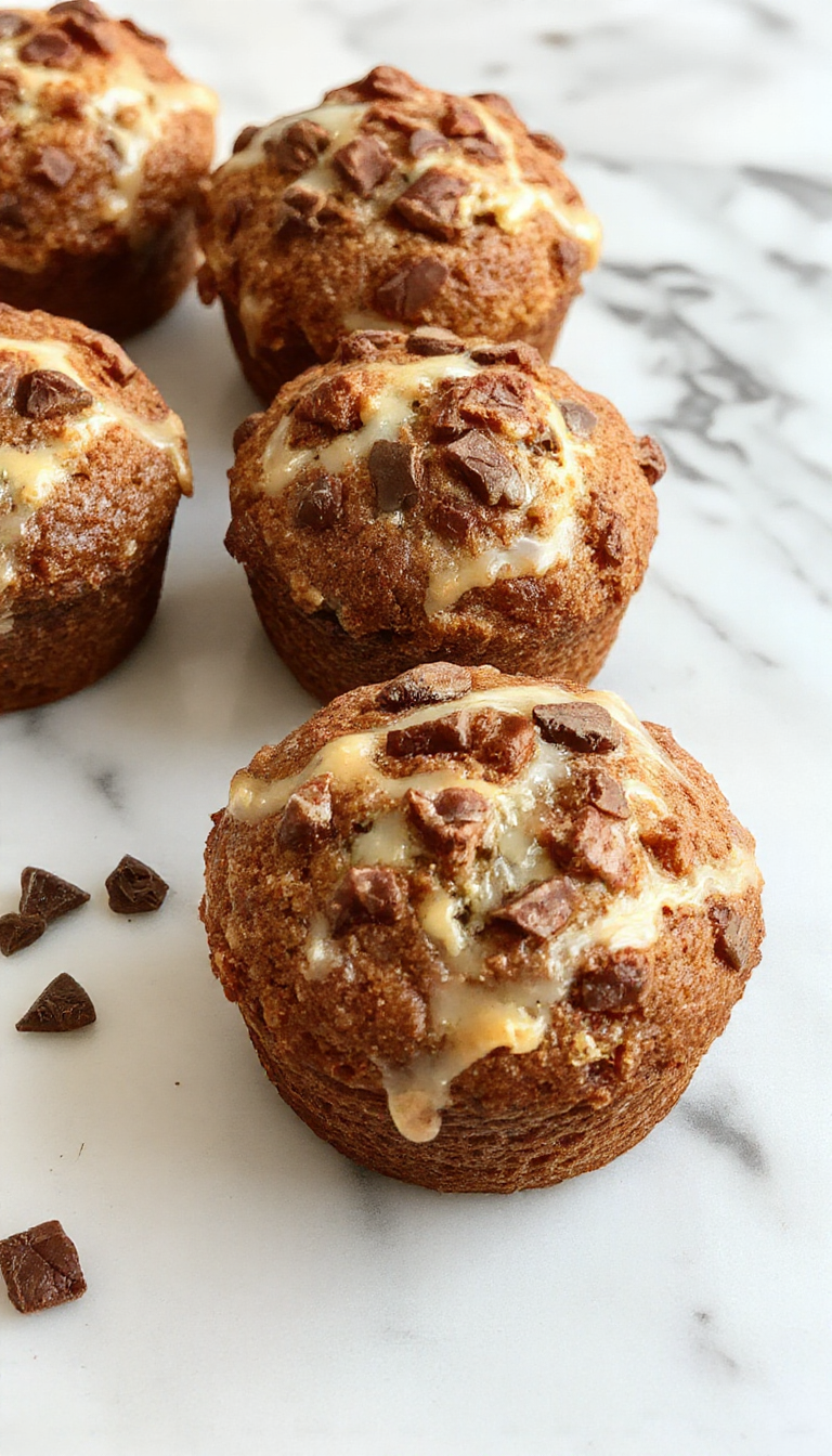 A close-up of freshly baked coffee cake muffins arranged on a rustic wooden plate, showcasing golden-brown tops sprinkled with cinnamon sugar crumble, with a soft crumbly texture visible on the cut sides, accompanied by a steaming cup of coffee in the background.