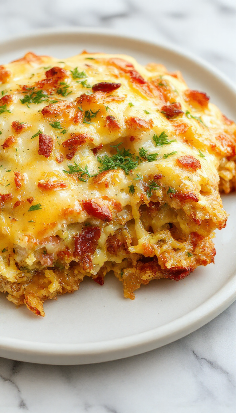 Cheesy Hashbrown Casserole (No Canned Soup)