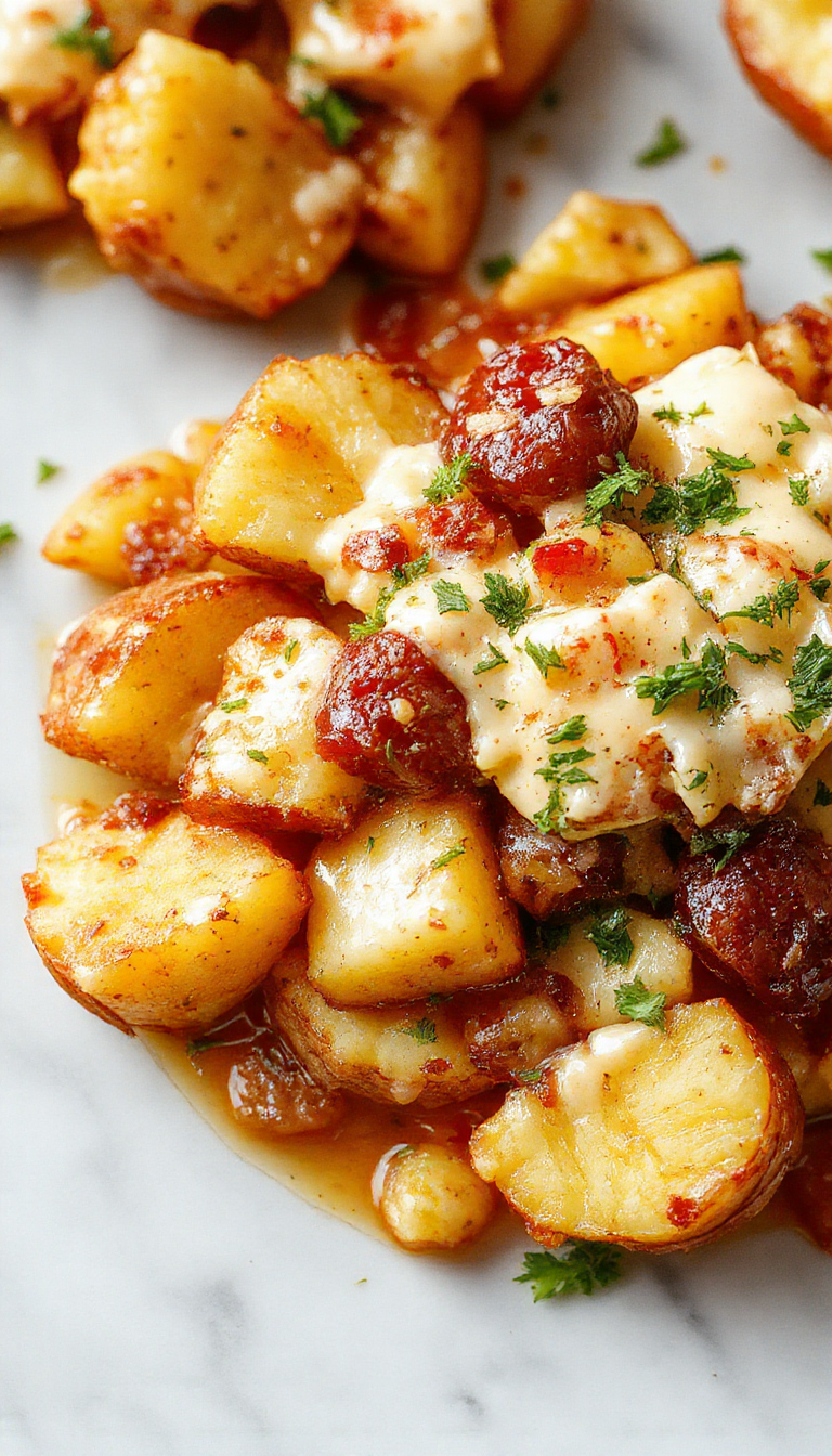 Cheesy Ranch Potatoes and Smoked Sausage Recipe – My Homemade Recipe