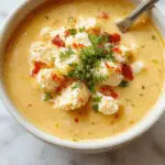 A steaming bowl of creamy chicken tortilla soup garnished with fresh cilantro, shredded cheese, and crispy tortilla strips, surrounded by lime wedges and a side of tortilla chips on a rustic wooden table.