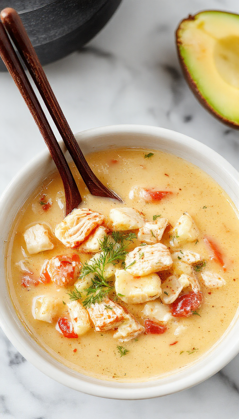 Easy Creamy Chicken Noodle Soup