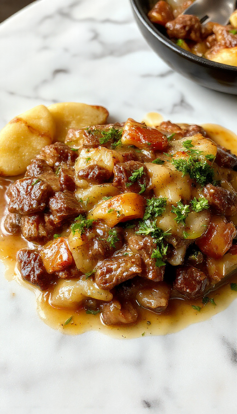 French Onion Beef Casserole