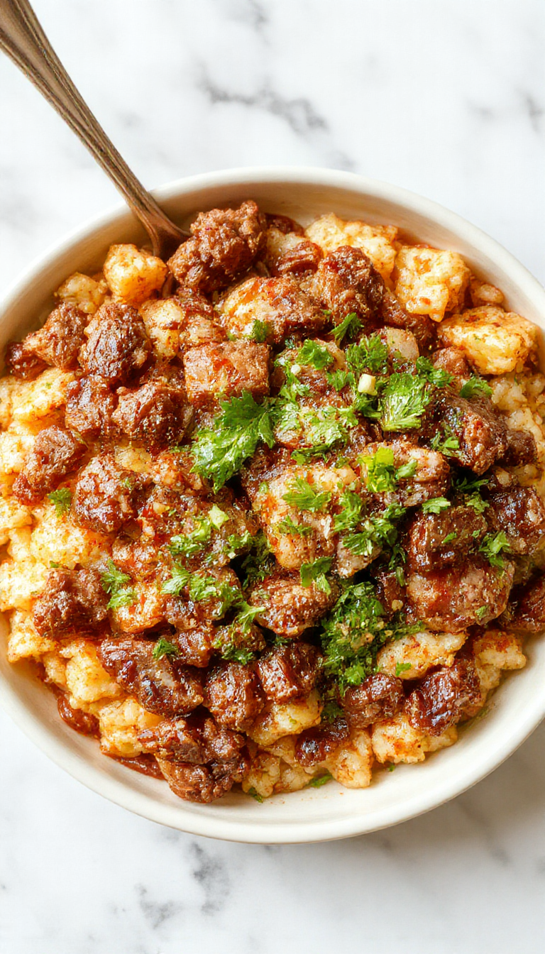 Ground Beef and Rice Skillet (30 minutes)
