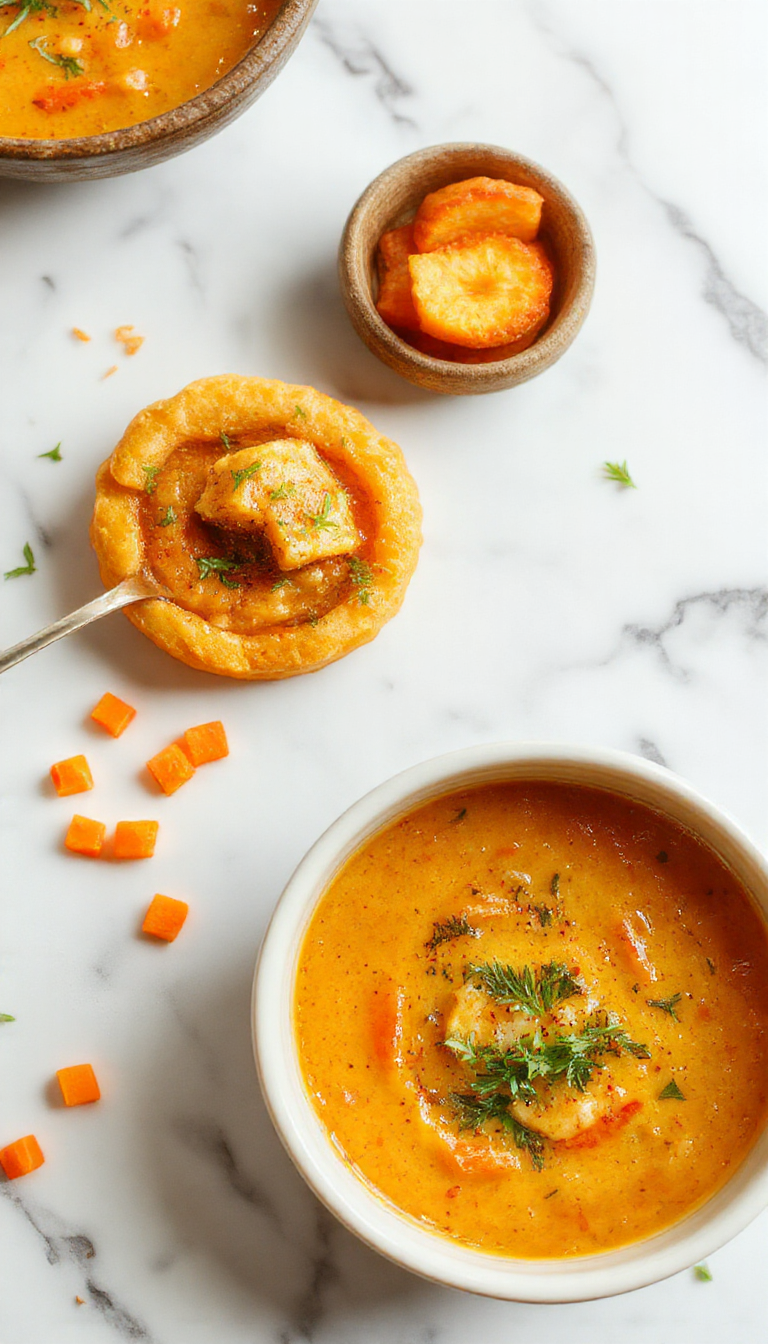 One Pot Creamy Carrot Lentil Soup (35 Minutes)