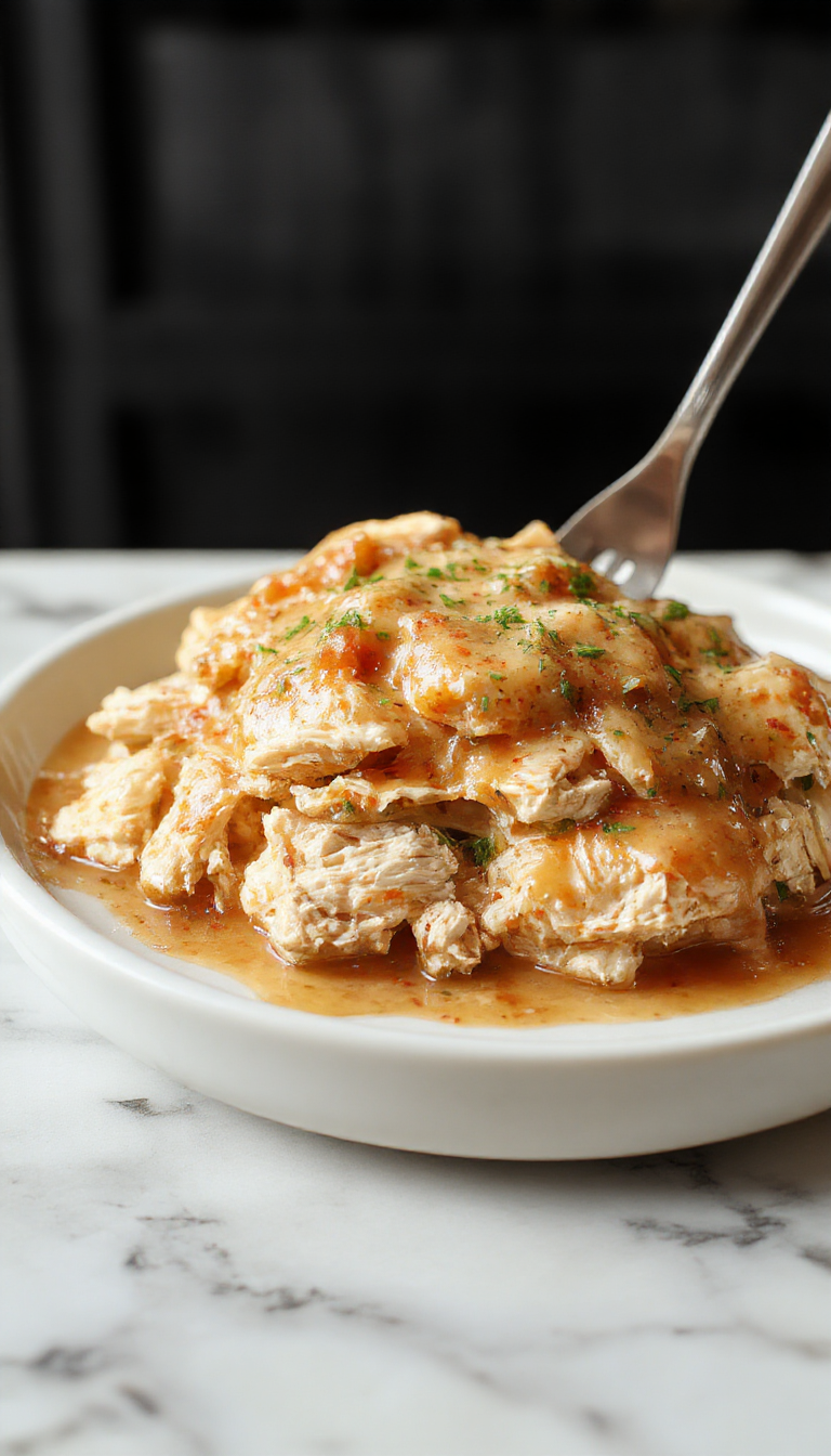 Shredded Chicken and Gravy