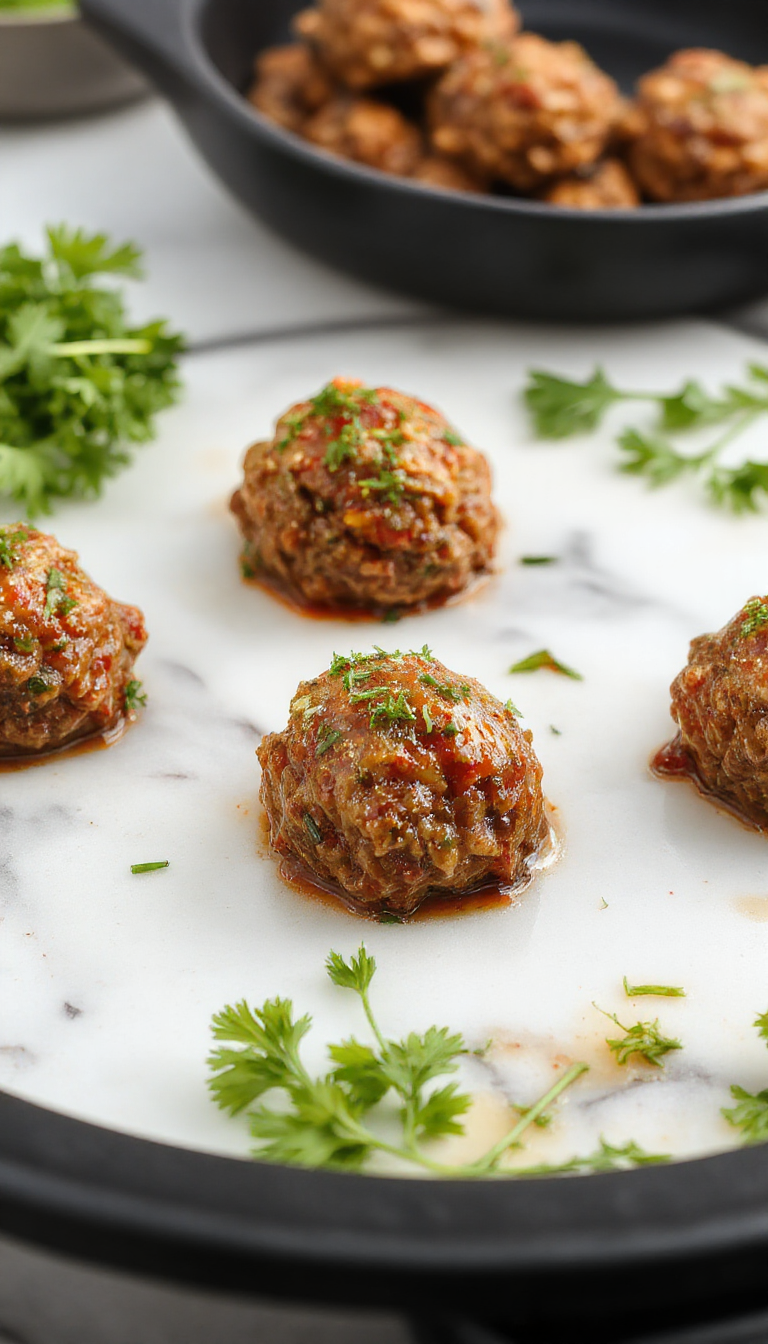 Tasty Slow Cooker Salisbury Steak Meatballs Recipe