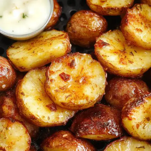 Air Fryer Sliced Potatoes