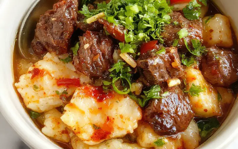 Beef and Pepper Rice Bowl