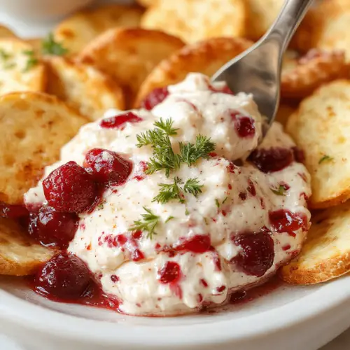 Best Baked Cranberry Cream Cheese Dip Recipe
