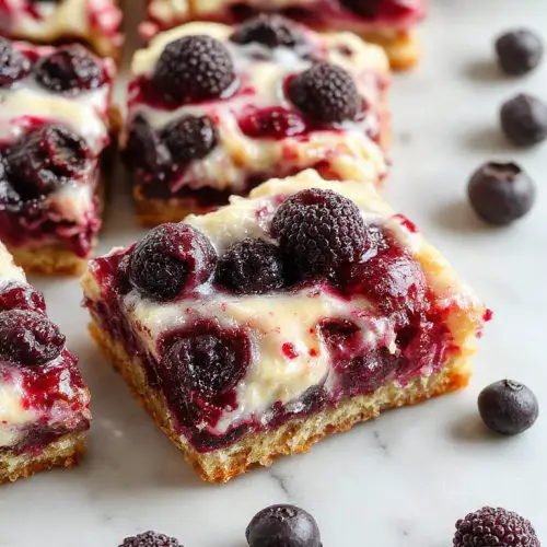 Blueberry Cream Cheese Bars