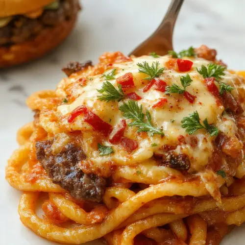 Cheeseburger Pasta