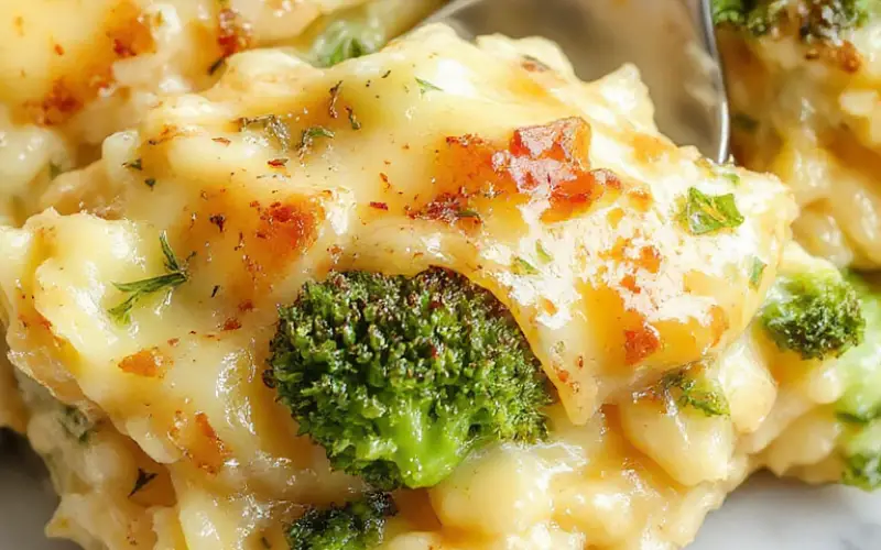 Cheesy Broccoli2 2 Rice Casserole