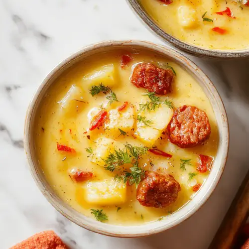 Cozy Sausage Potato Soup Recipe