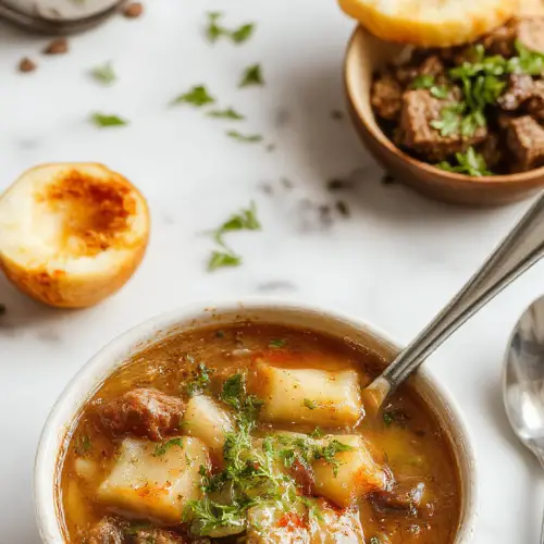 Cozy Up with French Onion Beef Short Rib Soup