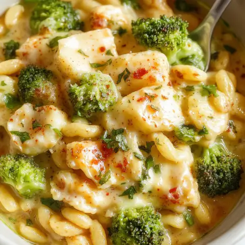 Creamy One-Pot Broccoli Cheddar Orzo