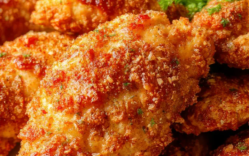 Crispy Homemade Baked Chicken Tenders