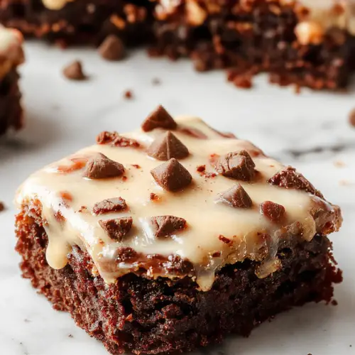 Easy German Chocolate Poke Cake