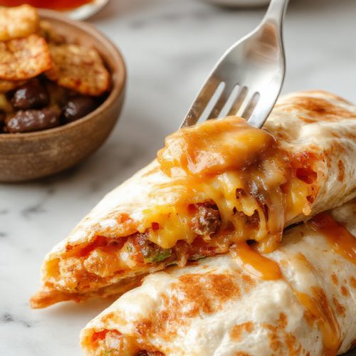 Easy Grilled Cheese Burrito Copycat Recipe