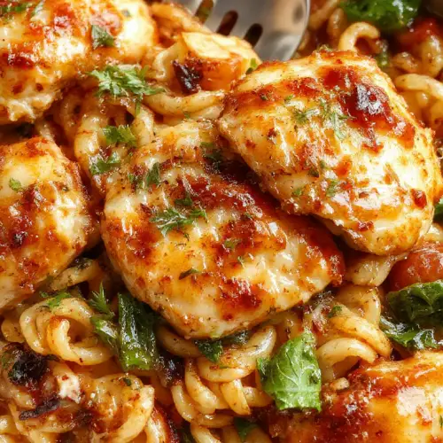 Easy One-Pan Balsamic Chicken Orzo with Vegetables
