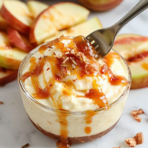 Easy caramel apple cheesecake dip recipe