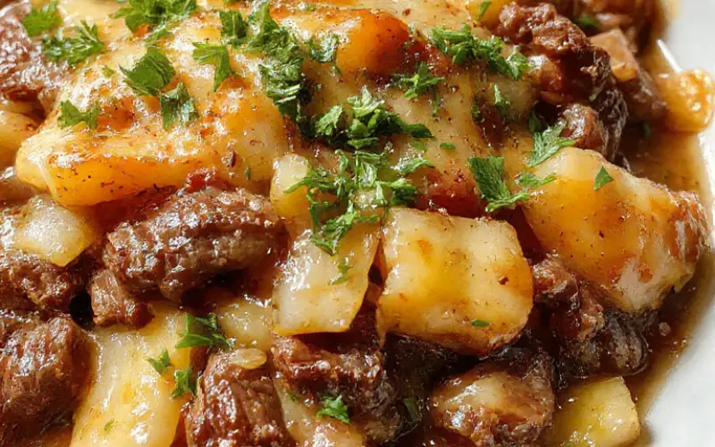 French Onion Beef Casserole