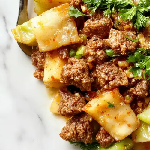 Healthy Chinese Ground Beef & Cabbage Stir Fry – 20-Minute Meal!