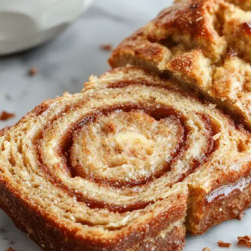 Homemade Cinnamon Swirl Banana Bread – Perfect for Brunch!