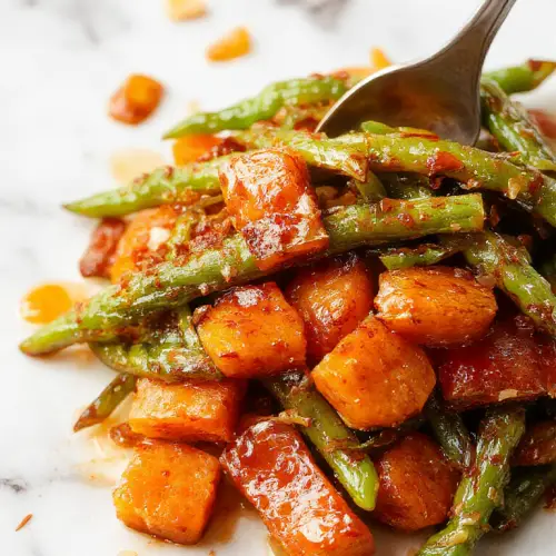 Honey Glazed Carrots & Green Beans