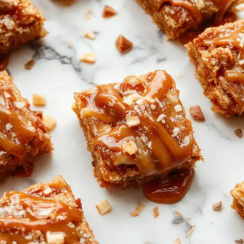 Irresistible Salted Caramel Apple Bars for Fall