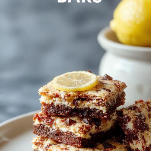 Lemon Brownie Bars Recipe