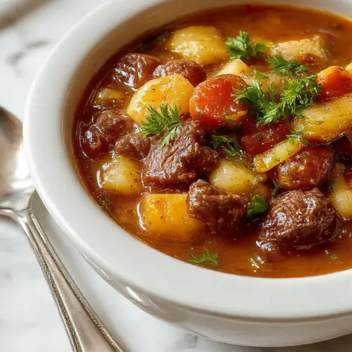 My Mom’s Old Fashioned Vegetable Beef Soup