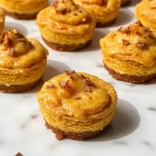 No Bake Pumpkin Mini Cheesecakes