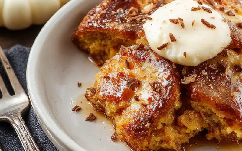 Pumpkin French Toast Casserole
