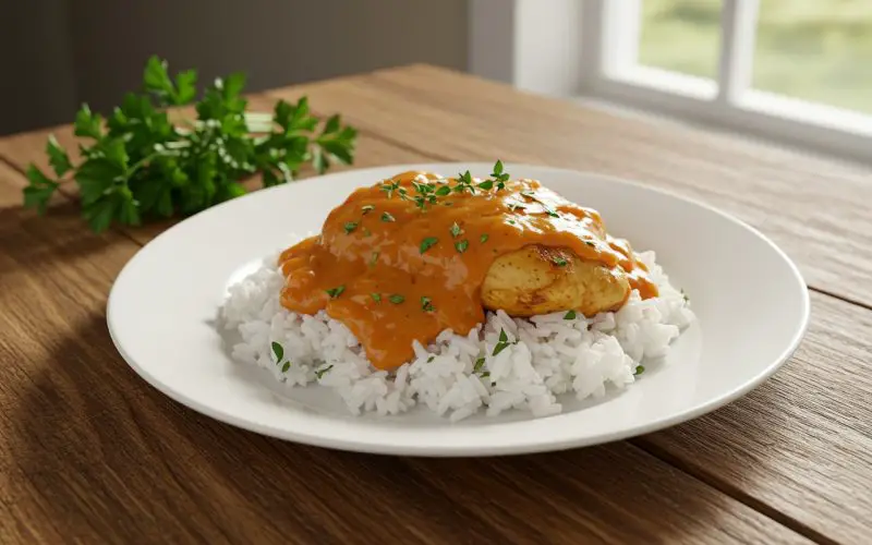 Smothered Chicken and Rice
