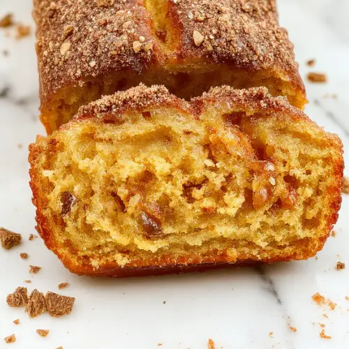 Spiced Apple Cider Donut Loaf with a Cinnamon Sugar Crust – Savory Splash