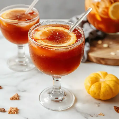 Thanksgiving Punch | Holiday Cocktail or Mocktail