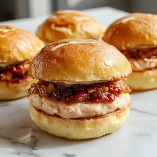 Turkey Cranberry Sliders
