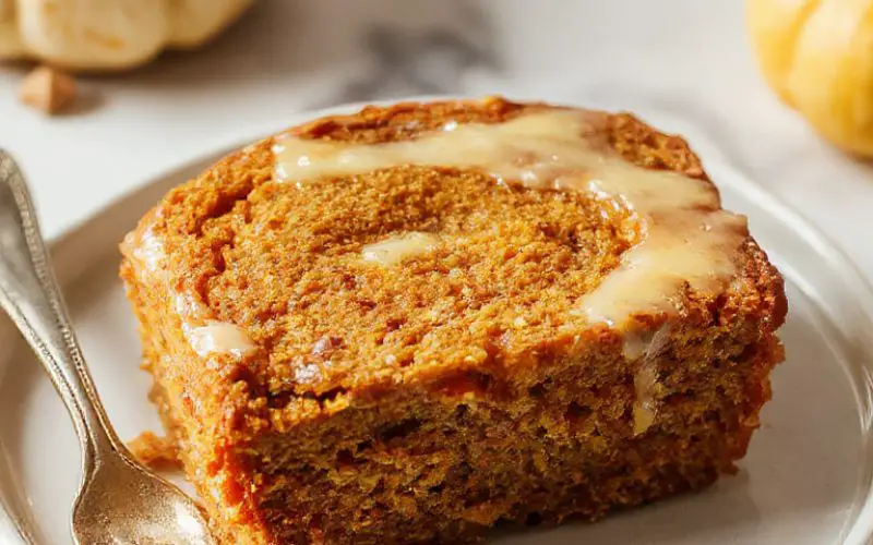 Vanilla pudding pumpkin bread