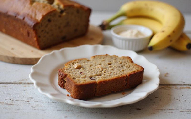 What are the four ingredients in 4 ingredient banana bread?