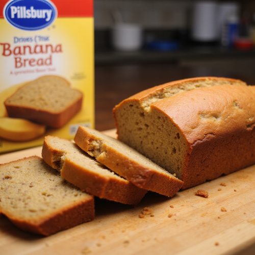 What ingredients are in Pillsbury banana bread mix?