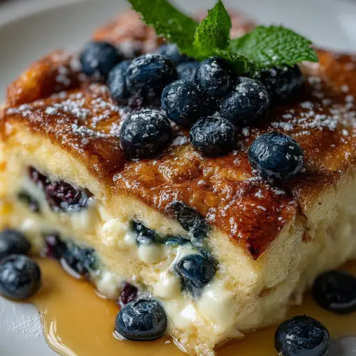 Blueberry Buttermilk Pancake Casserole Recipe