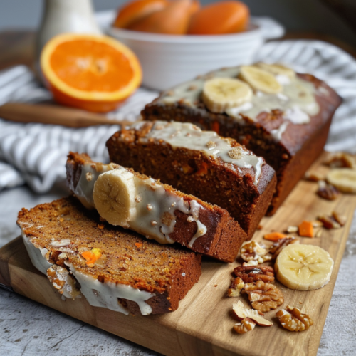 Carrot Cake Banana Bread recipe